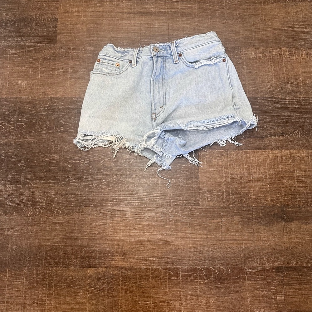 Abercrombie & Fitch Annie High Rise Light Denim Wash Size 2